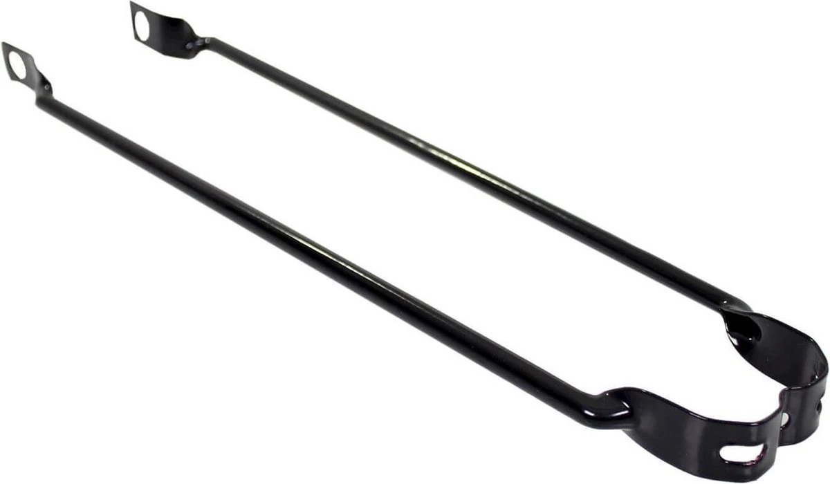 Vwp Spatbordstang Staal 28 Inch Zwart - Afbeelding 2