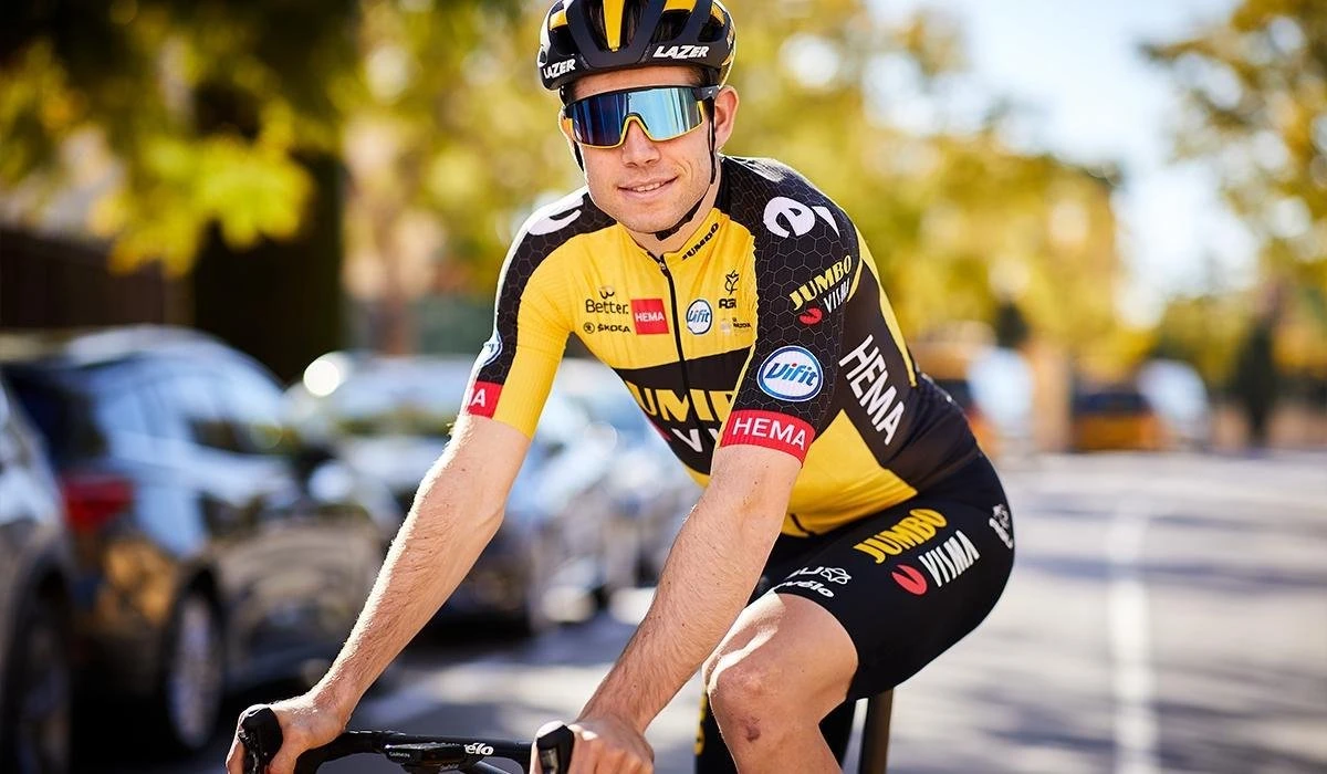 AGU Replica Fietsshirt Team Jumbo Visma Heren - Geel - XXL - Afbeelding 4