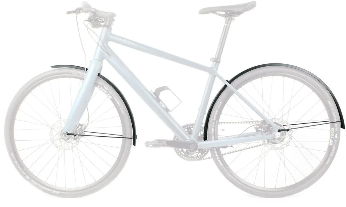 SKS Spatbordset Edge 28 Inch Aluminium Zwart - Afbeelding 2