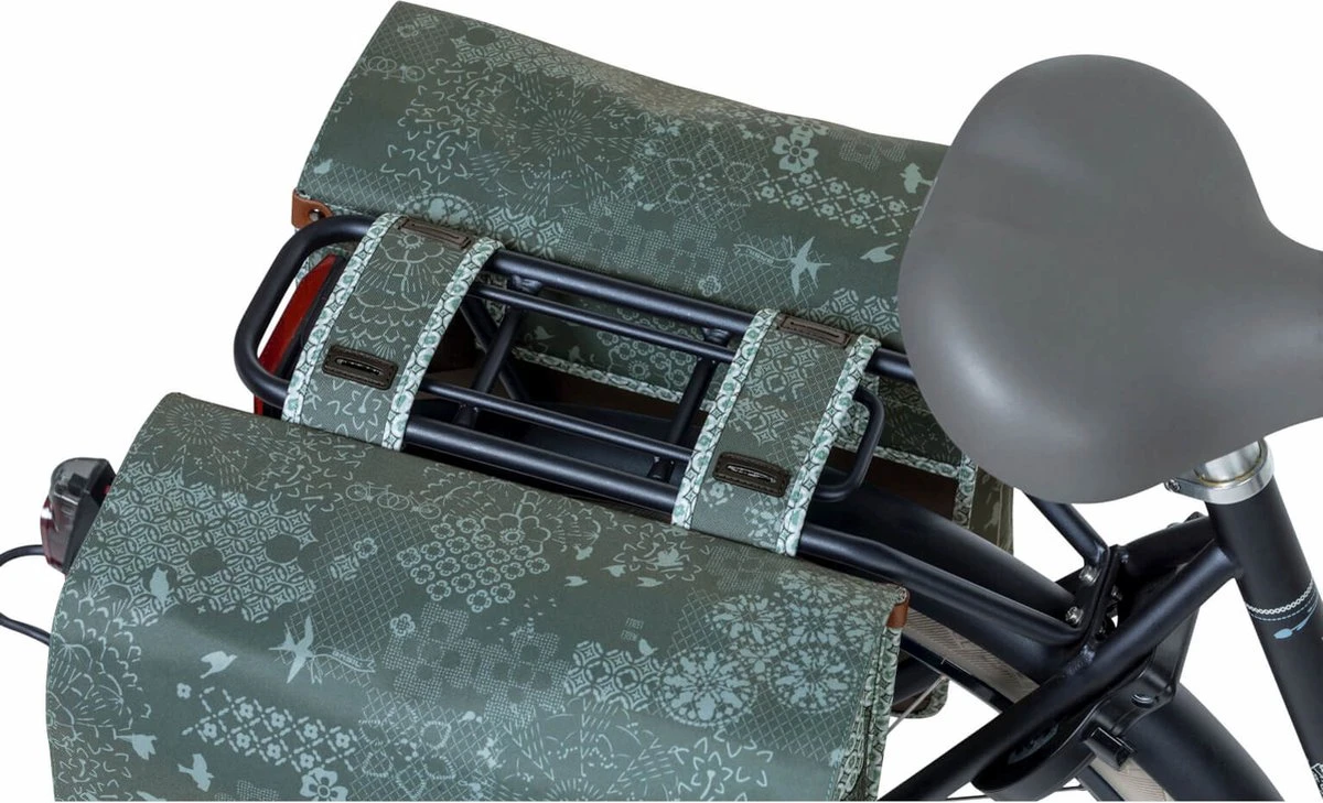 Basil Bohème Dubbele Fietstas - 35 Liter - Rood - Afbeelding 6