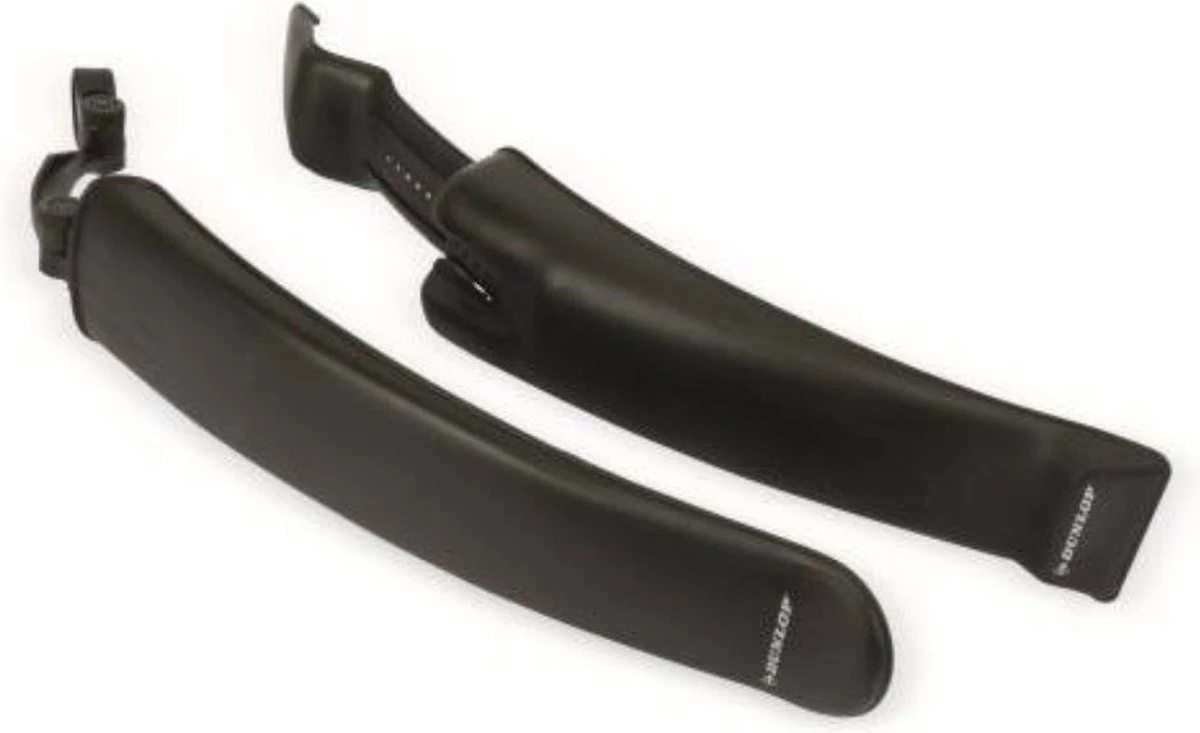 Dunlop 2x Spatbord Fiets/ Mountainbike - 24/ 26" - Verstelbaar - Met Bevestigingsmateriaal - Zwart - Afbeelding 7