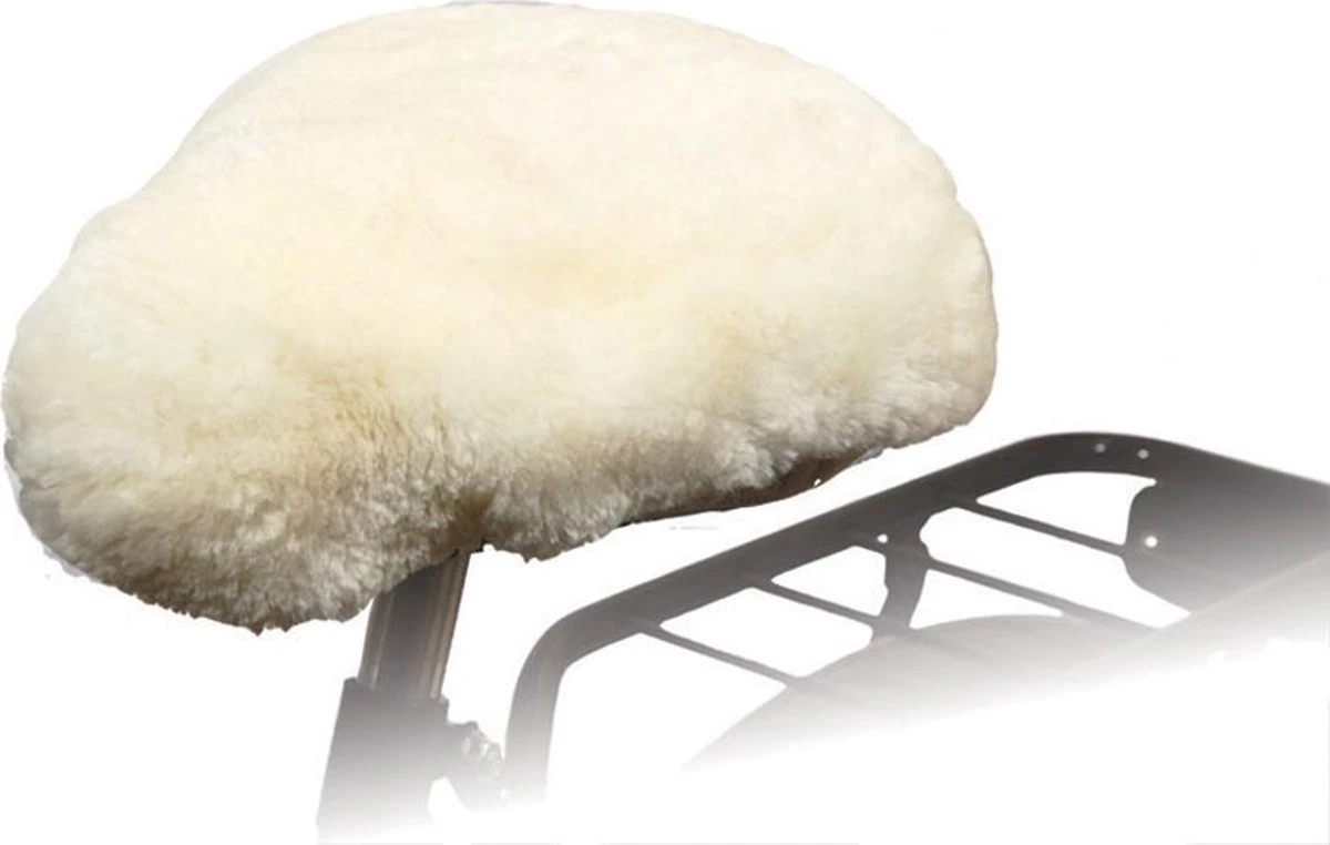 Zadelhoes Schapenvacht Beige - Zadeldek - Beschermhoes Zadel - Schapenhoes Zadel - Afbeelding 4