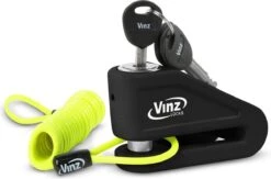 VINZ Baretti Schijfremslot ART4 - Zwart