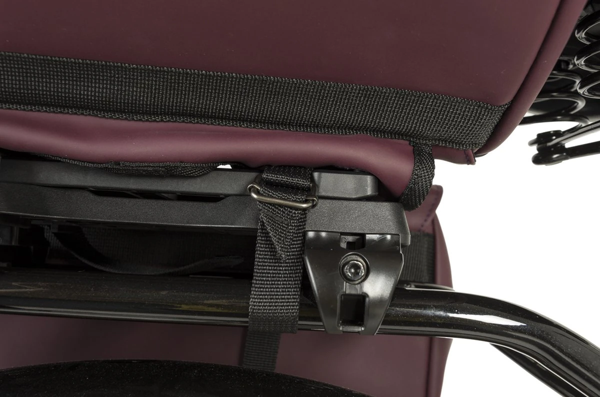 Fastrider Jaxx II Dubbele Fietstas Basics - Paars - 28L - Waterafstotend - Afbeelding 5