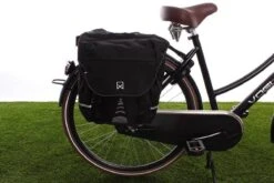 Willex Bagagetas - Dubbele Fietstas - 28L - Zwart
