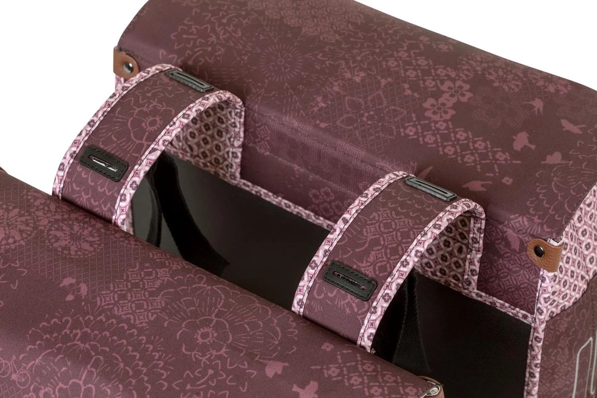 Basil Bohème Dubbele Fietstas - 35 Liter - Rood - Afbeelding 3