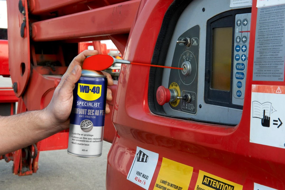 WD-40 Specialist® Droogsmeerspray Met PTFE - 250ml - Teflon Spray - Smeermiddel - Beschermt Effectief Tegen Dagelijkse Slijtage - Afbeelding 4