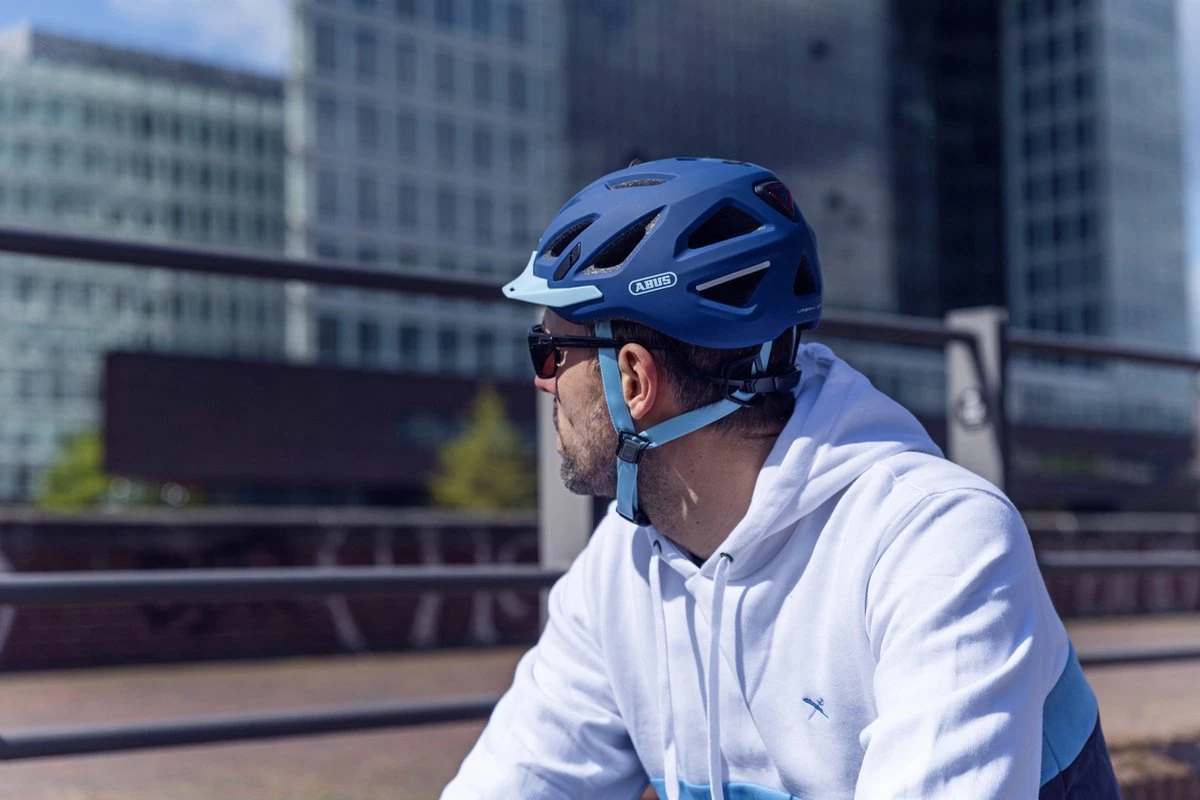 ABUS Urban-I 3.0 Fietshelm - Maat L (56-61 Cm) - Glacier Blue - Afbeelding 3