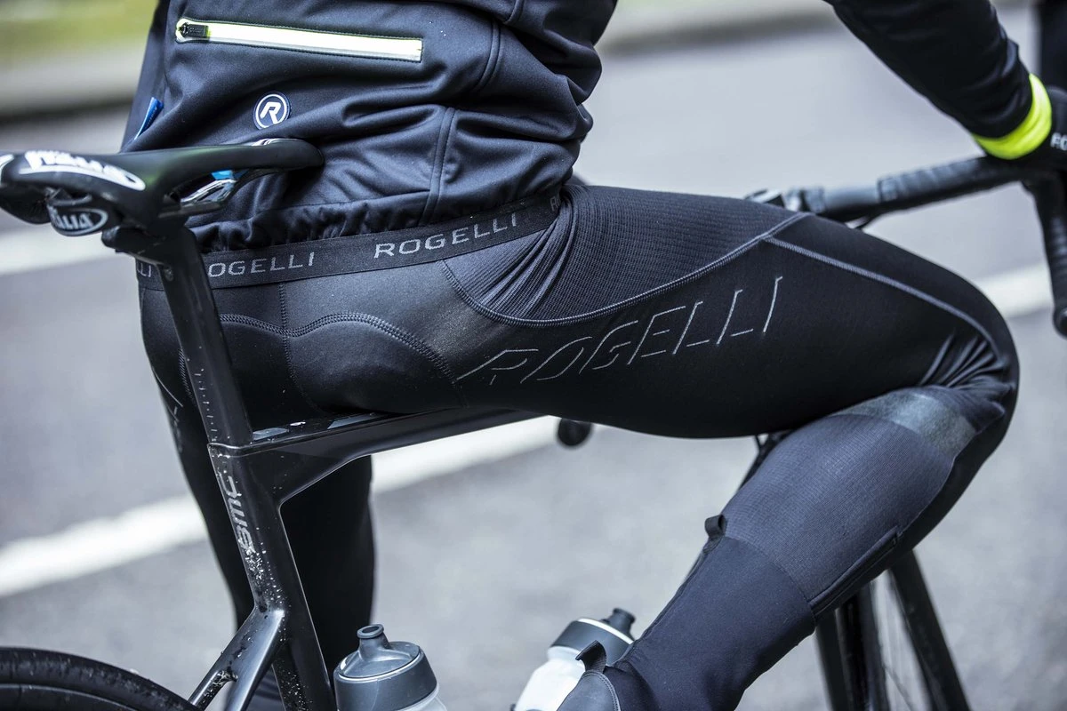 Rogelli Focus - Lange Fietsbroek Met Bretels - Heren - Maat XL - Zwart - Afbeelding 5
