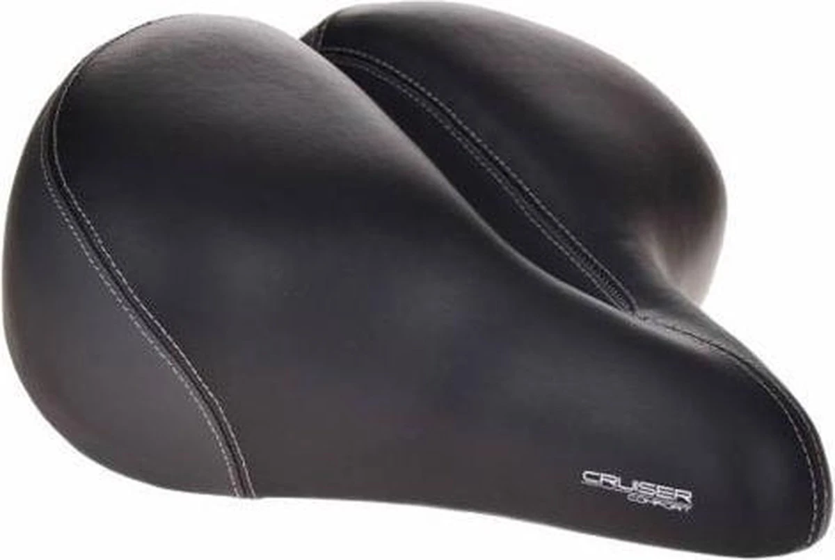 Contec City/Tour Fietszadel - Zwart - XXL Zitvlak - Met Uitsparing - Afbeelding 2