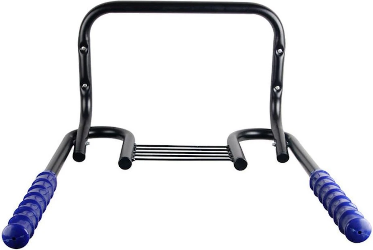 Merkloos Decopatent® Fiets Ophangsysteem Voor 2 Fietsen - Fietsenrek - Legplank Voor Helm - Fietshaak - Muurbeugel Fiets - Wandmontage - Afbeelding 6