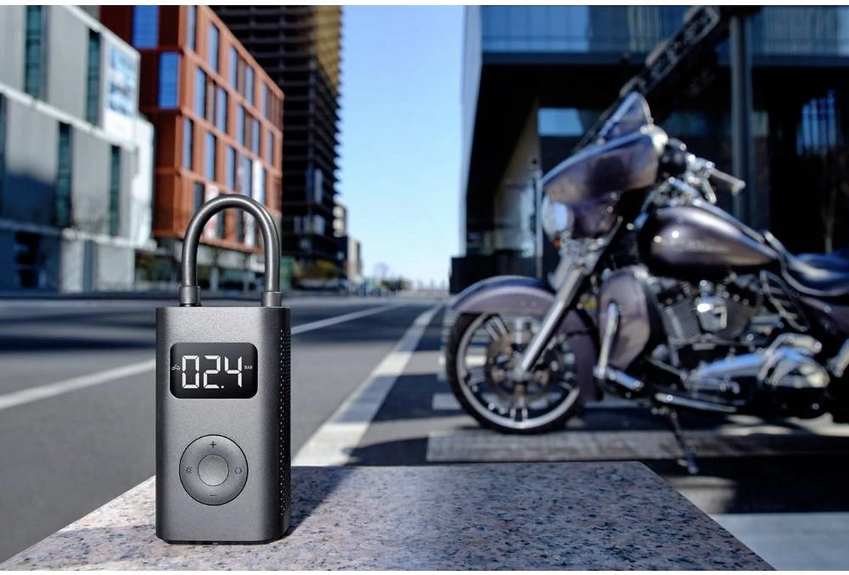 Xiaomi Mijia Draagbare Smart Digitale Bandenspanning Detectie Elektrische Inflator Pomp - Zwart - Afbeelding 10