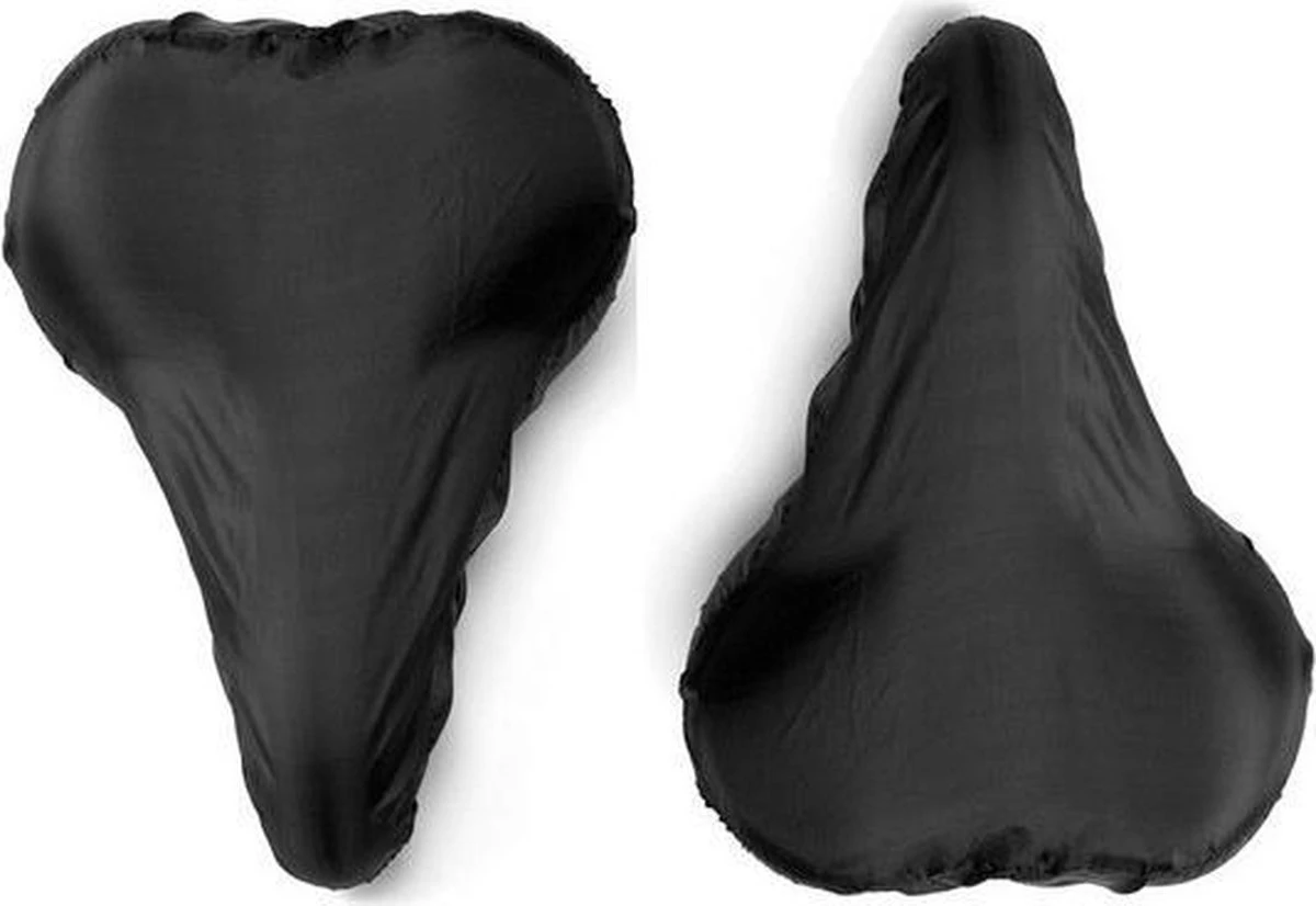 Merkloos 2x Zwarte Zadelhoes Waterdicht - Voordelige Zadelhoezen Voor De Fiets