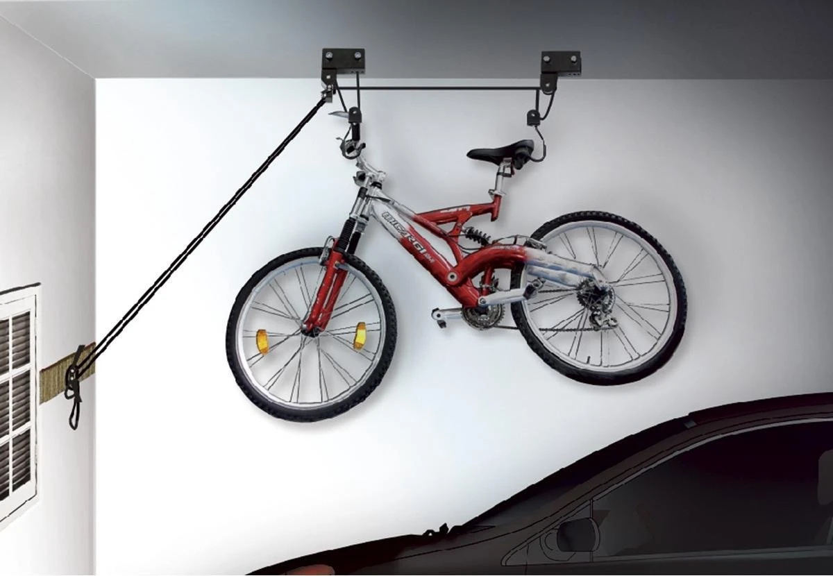 M-wave Fietslift/ophangsysteem Zwart - Afbeelding 4