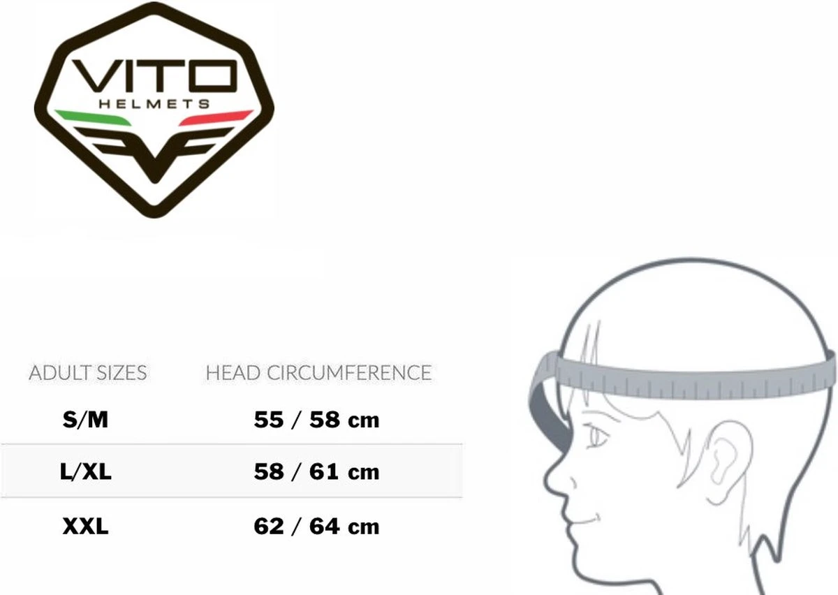 Vito E-Light Helm Met Vizier Mat Zwart XXL 62-64 CM Voor E-bike / Speed Pedelec / Snorfiets - Afbeelding 3