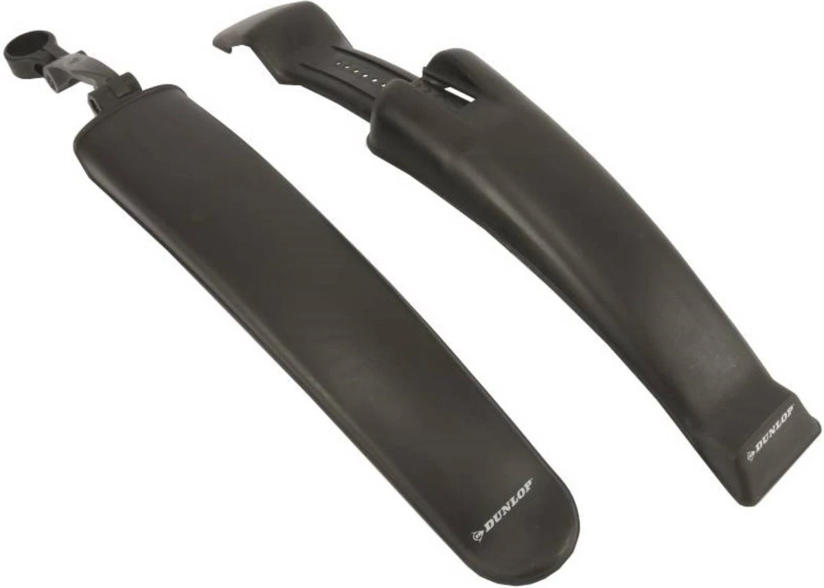 Dunlop 2x Spatbord Fiets/ Mountainbike - 24/ 26" - Verstelbaar - Met Bevestigingsmateriaal - Zwart - Afbeelding 10