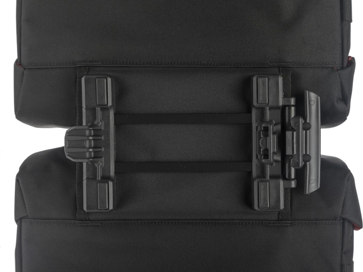 New Looxs Vigo Double Atran AVS Dubbele Fietstas - Afneembaar - 37 Liter - Zwart - Afbeelding 3