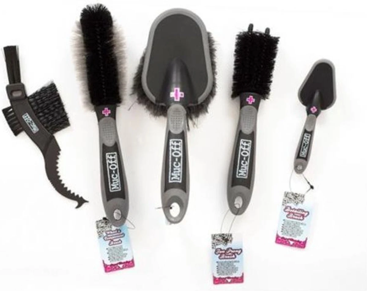 Muc-Off Fiets & Motor Borstelset - 5 Delig