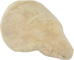 Zadelhoes Schapenvacht Beige - Zadeldek - Beschermhoes Zadel - Schapenhoes Zadel