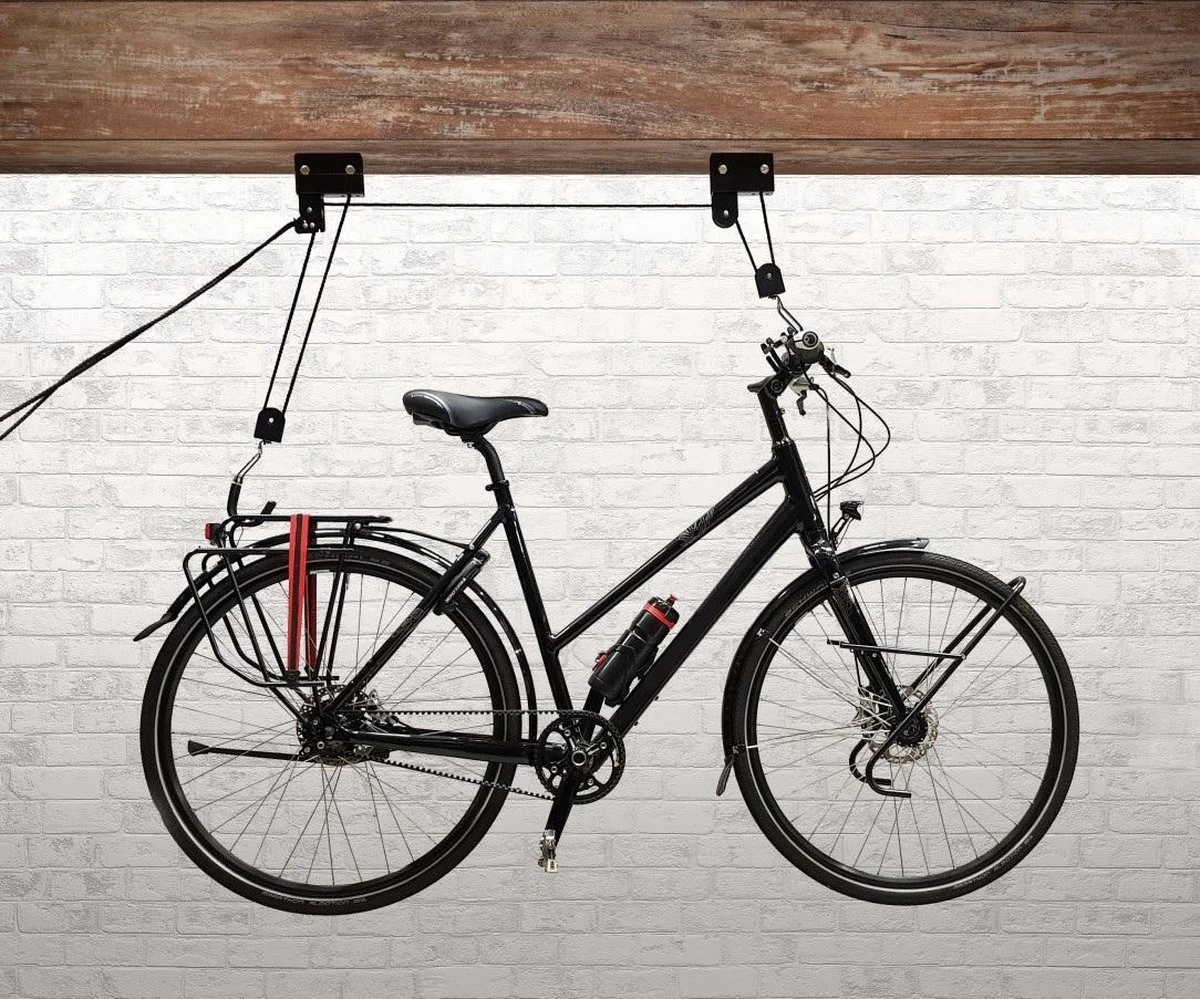 Mirage Fietslift Superlifter 57kg Staal Zwart 11-delig