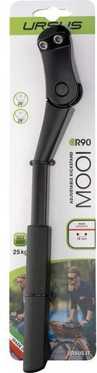 Ursus Standaard Mooi Rear Aluminium 26/28 Inch Zwart - Afbeelding 4