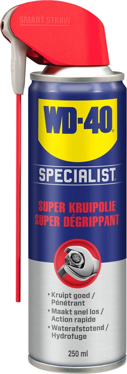 WD-40 Specialist® Super Kruipolie - 250ml - Smeerolie - Smeermiddel - Maakt Vastzittende Onderdelen Snel Los - Afbeelding 6