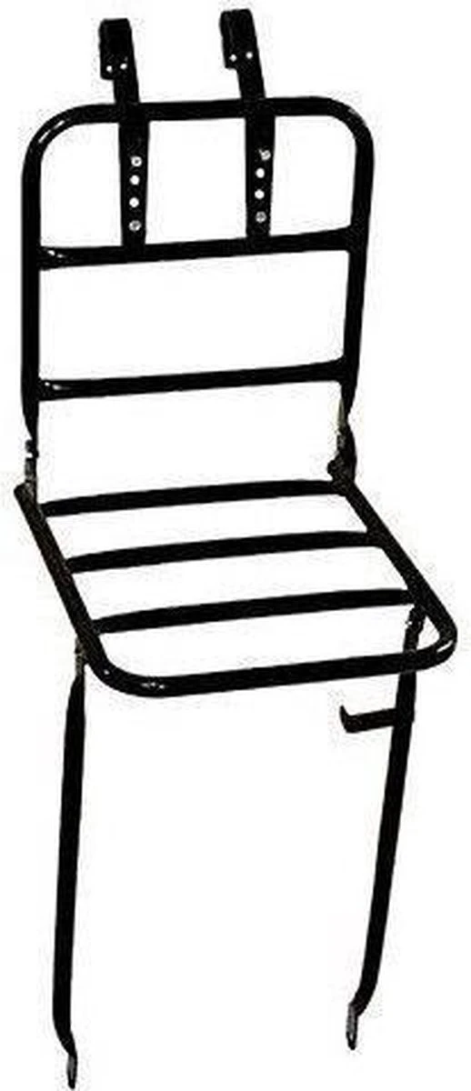 Merkloos Voordrager 28" Transport Lastpak Universeel - Zwart