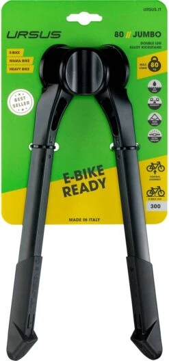 Middenstandaard Ursus Jumbo 2-poot 30cm - Zwart