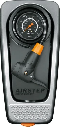 SKS Airstep Voetpomp Met Manometer - 7 Bar - Zwart