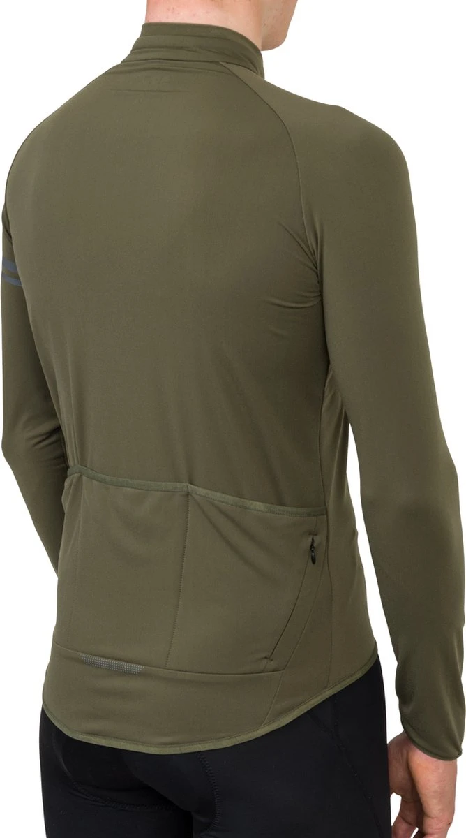 AGU Thermo Fietsshirt Lange Mouwen Essential Heren - Army Green - XL - Afbeelding 4