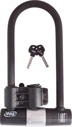VINZ Ararat Beugelslot / Fietsslot / Motorslot / Scooterslot ART 4 - 32 Cm