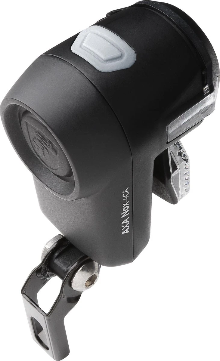 AXA Nox City 4 Lux - Fietslamp Voorlicht - LED Koplamp - Fietsverlichting Op Batterij - Auto/Off - Zwart - Afbeelding 4