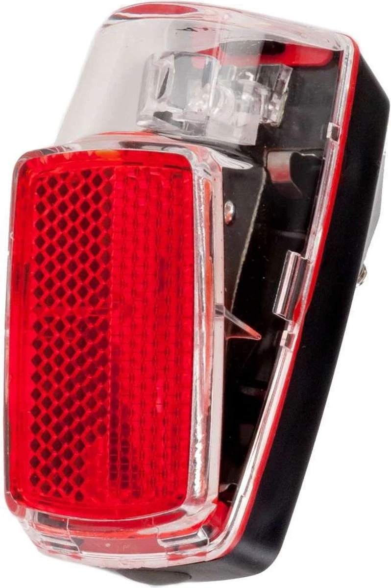 AXA Run Battery - Fiets Achterlicht - LED Fietsverlichting Op Batterij - Spatbord Montage – Rood - Afbeelding 2