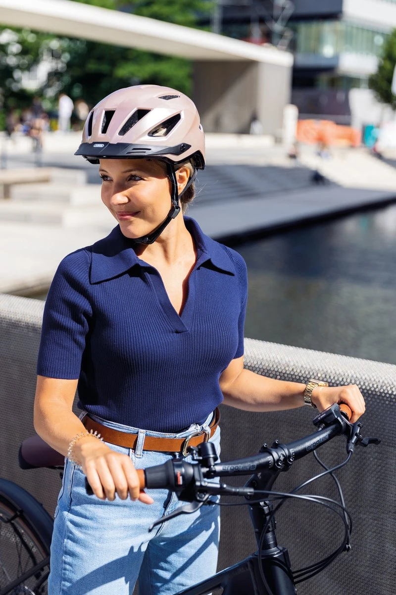 ABUS Pedelec 2.0 Fietshelm – Champagne Gold – Maat M (52-57 Cm) NTA Gekeurd – Geschikt Voor High Speed E-bikes En Snorfietsen - Afbeelding 2