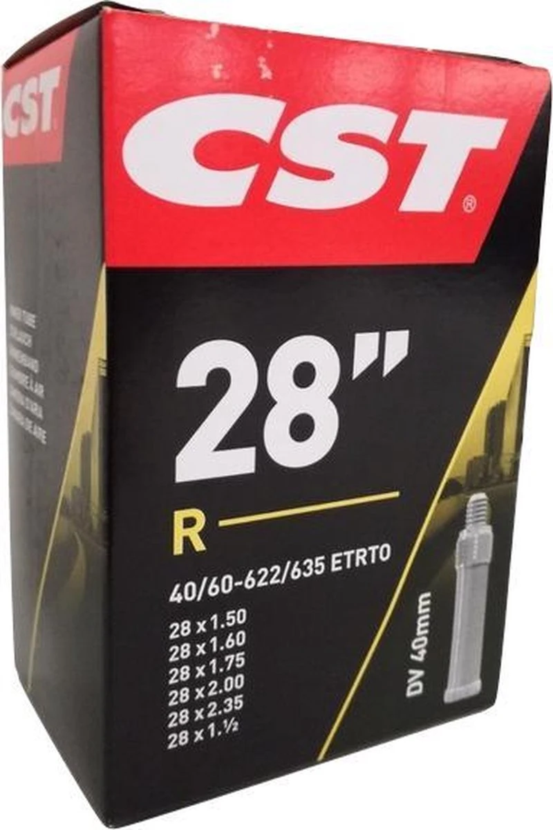 Cst Binnenband 28 X 1.50/2.35 Inch (40/60-622/635) Dv 40 Mm - Afbeelding 7