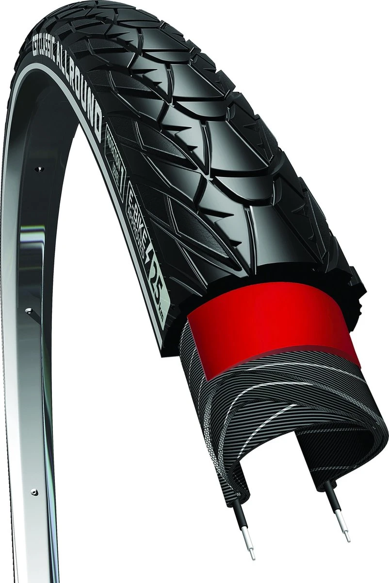 CST Classic Allround Buitenband 28x1 5/8x 1 3/8 (37-622) Zwart