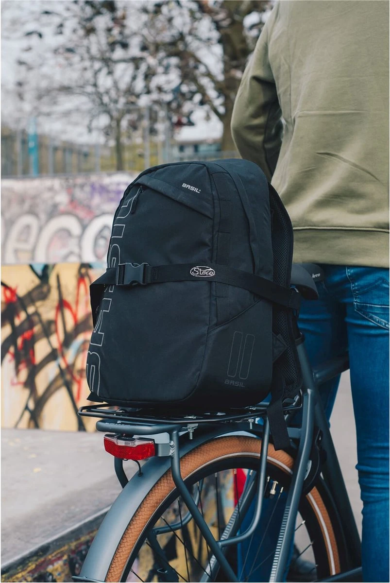 Steco Bagagedrager Verbreder Monkey-mee Staal - 31cm Breed - Zwart - Afbeelding 15