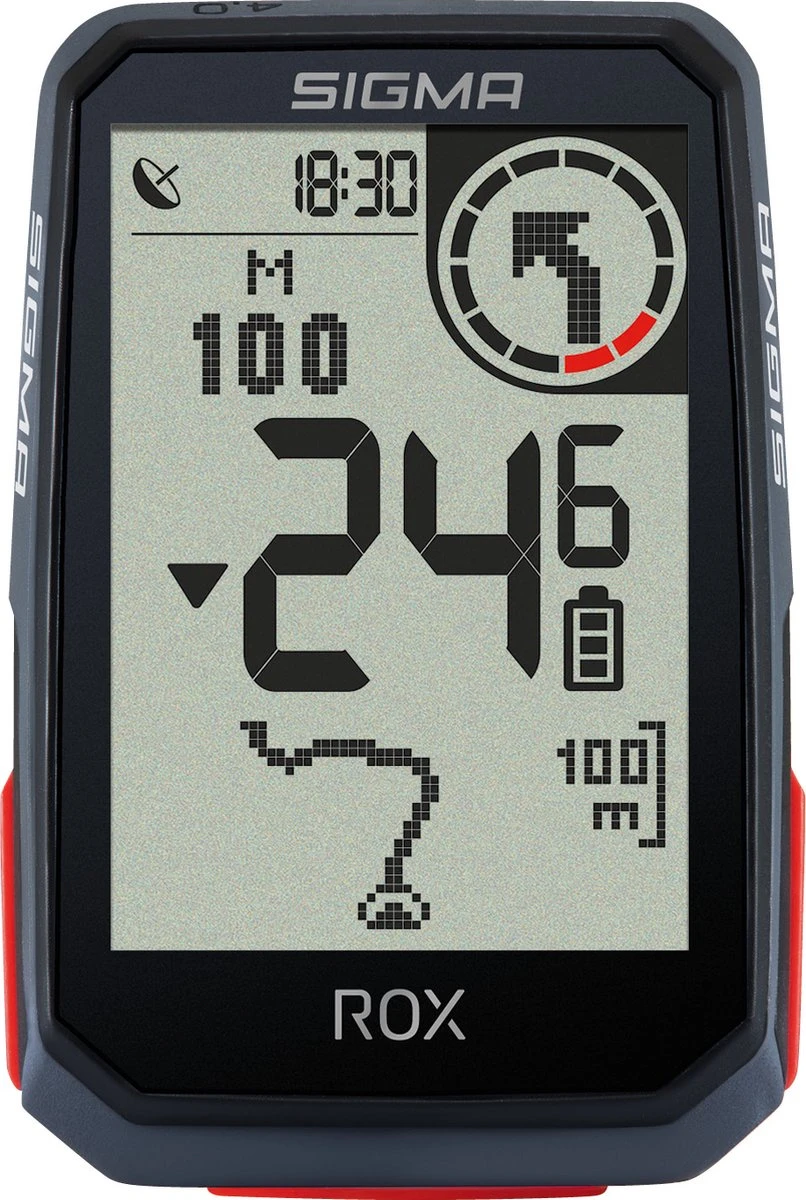 Sigma Sport ROX 4.0 GPS Fietscomputer - HR Top Mount Set - Zwart - Afbeelding 12