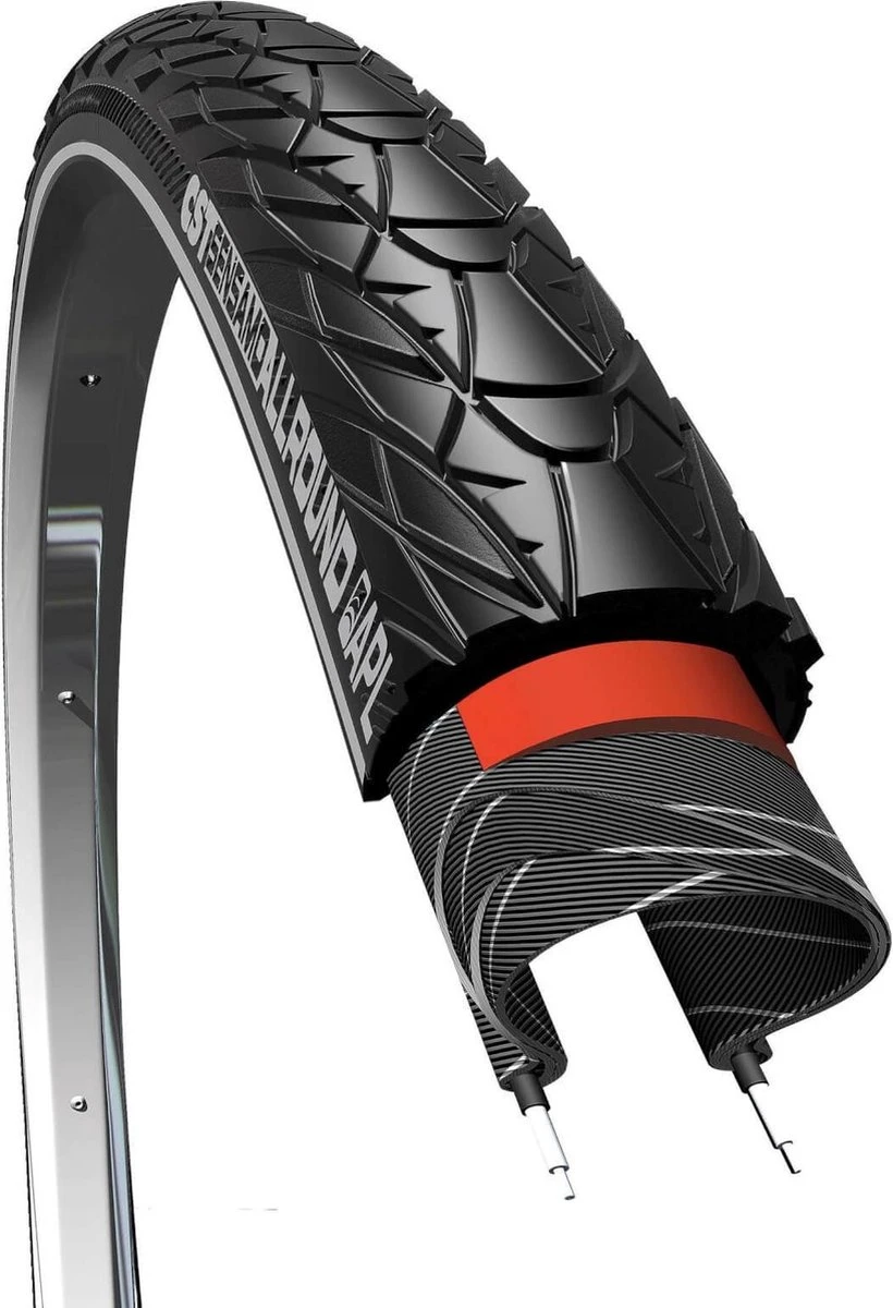 CST Classic Allround Buitenband 28x1 5/8x 1 3/8 (37-622) Zwart - Afbeelding 5