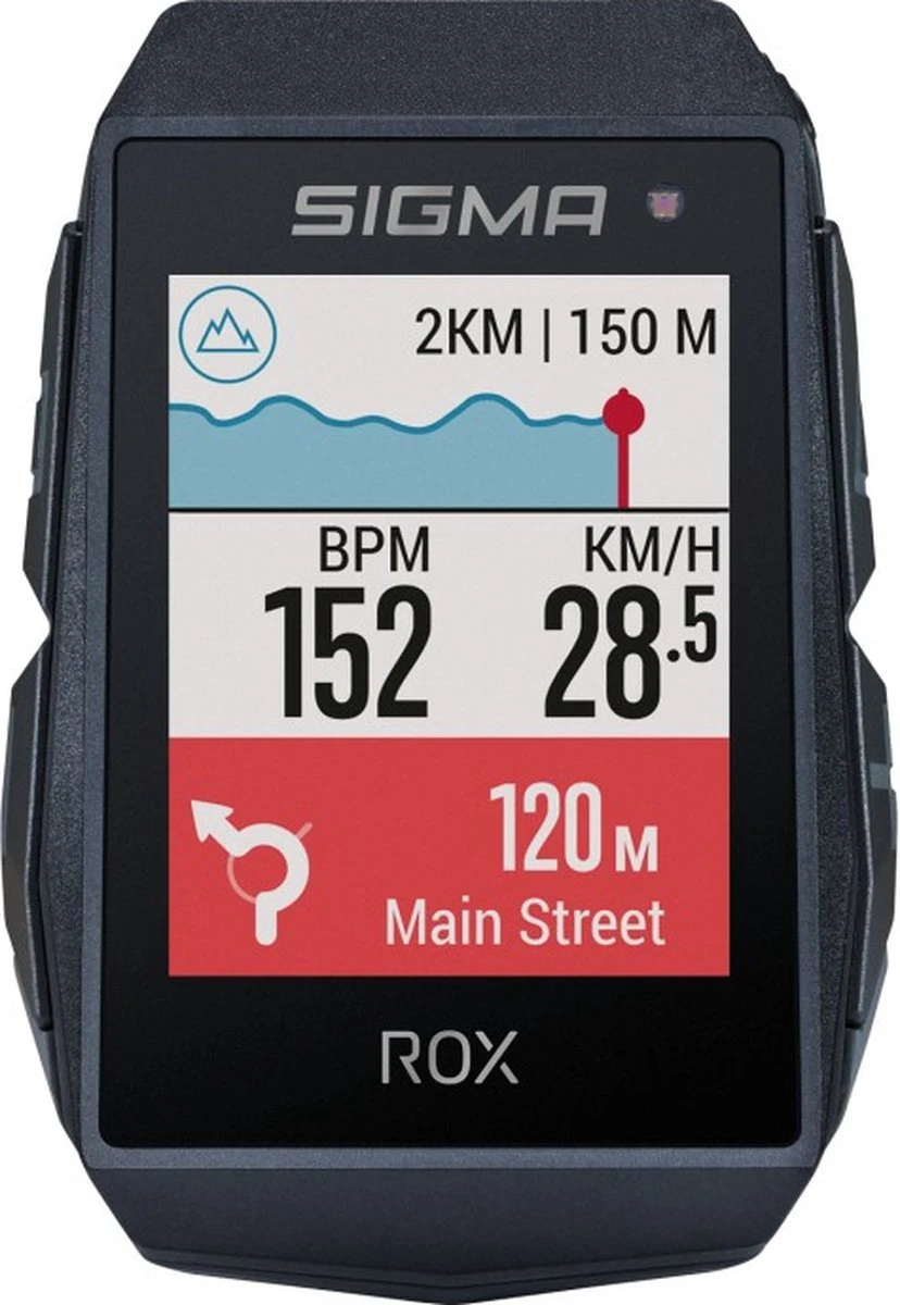 Sigma Sport ROX 11.1 EVO GPS Fietscomputer - HR Set - Zwart - Afbeelding 11