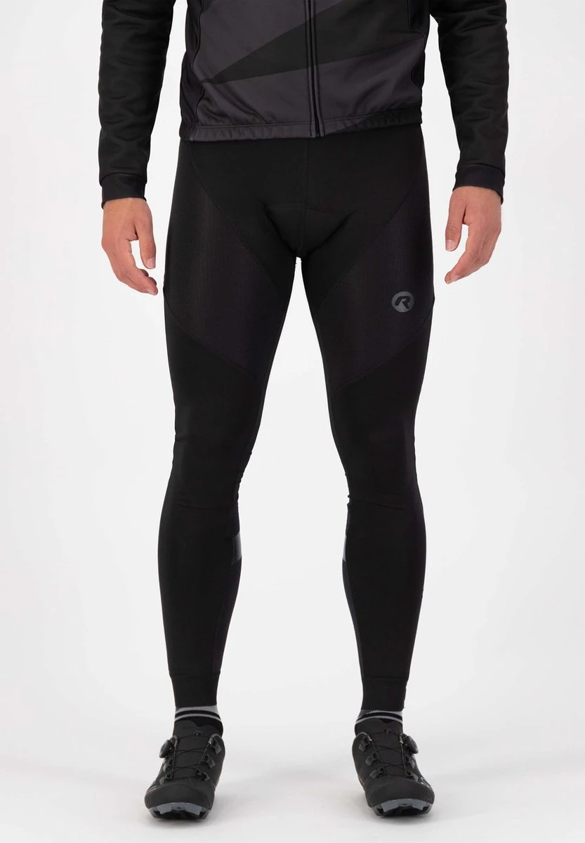 Rogelli Focus - Lange Fietsbroek Met Bretels - Heren - Maat XL - Zwart - Afbeelding 3