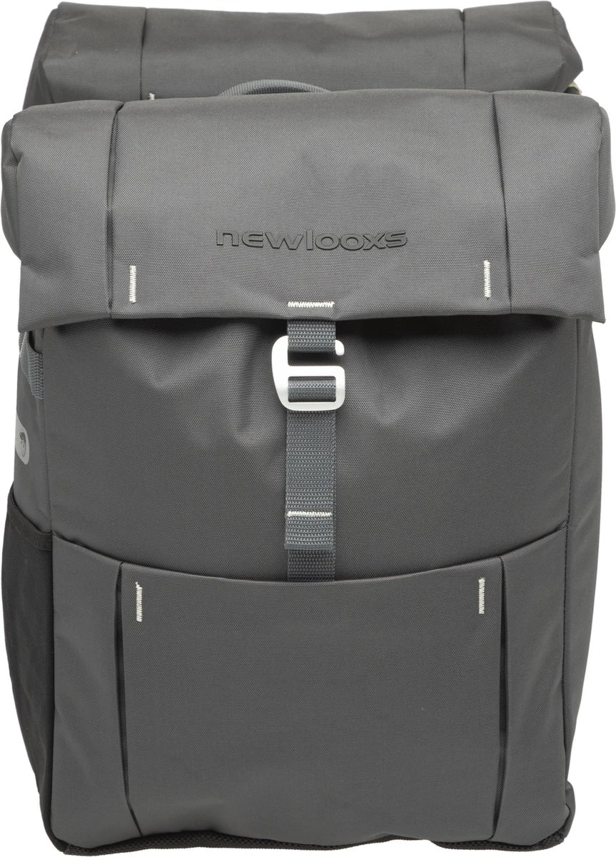 New Looxs Vigo Double Dubbele Fietstas MIK - 37 Liter - Grijs - Afbeelding 11