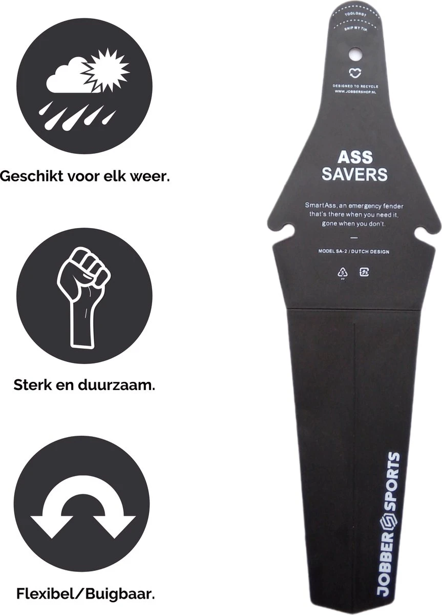 San Marco Jobber Sports - Spatbord Mountainbike - Ass Saver - 3x Achterspatbord - Afbeelding 3