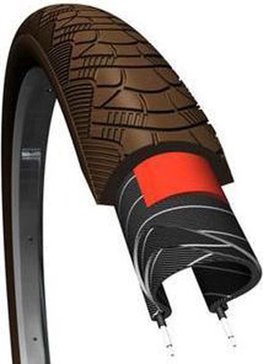 Cst Buitenband Zeppelin 28 X 1.75 (47-622) Rubber Bruin - Afbeelding 2