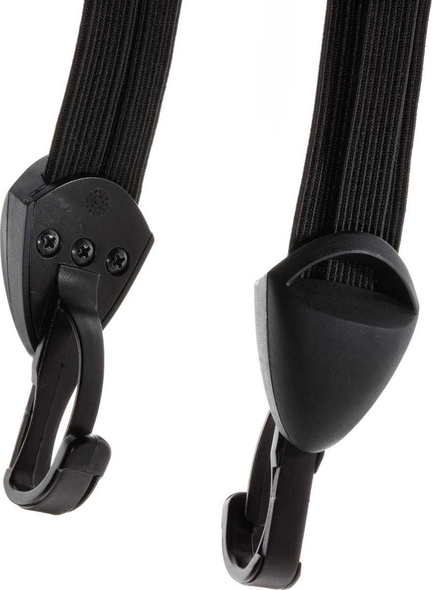 Snelbinder Trio Widek All-Black Met Zwarte Rvs-haken En 3 Binders - Zwart (op Kaart)