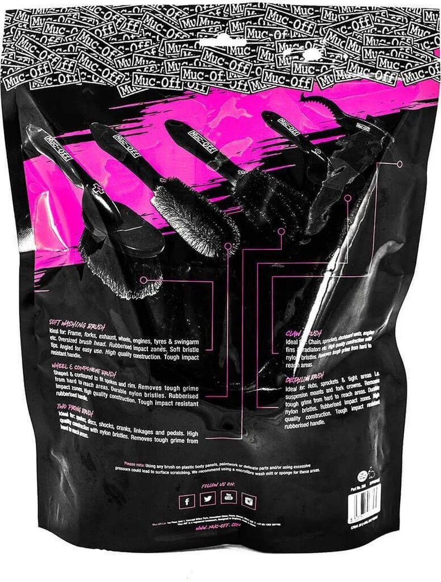 Muc-Off Fiets & Motor Borstelset - 5 Delig - Afbeelding 9
