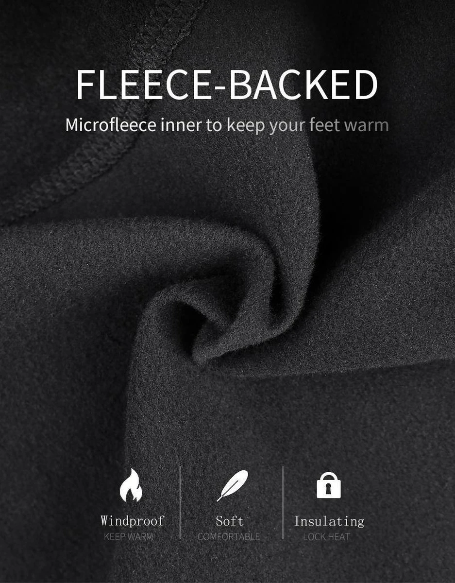 Giyo Overschoenen - Maat 44/45 (XL) - 1 Paar - Mountainbike - Wielrennen - Zwart - Wind En Waterdicht - Waterproof - Regen - Vorst - Afbeelding 9