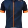 Rogelli Dusk Fietsshirt Heren Blauw/Oranje - Maat XL