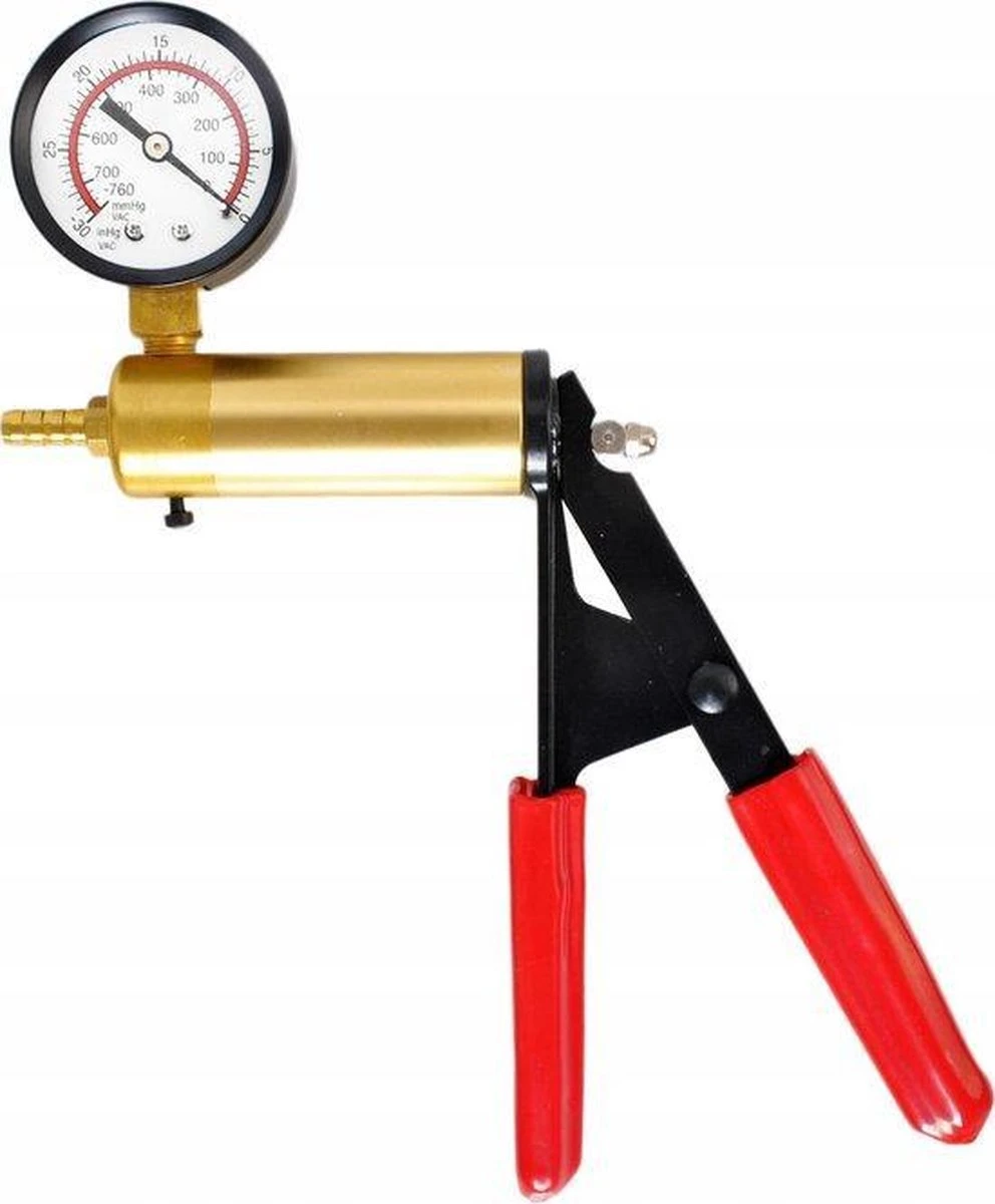 Merkloos Complete Vacuum Tester Remontluchter Set - Remontluchting Set Met Vacuumpomp - Remontluchtingsset Voor Auto & Motor Remmen Ontluchten - Met Koffer - Afbeelding 4