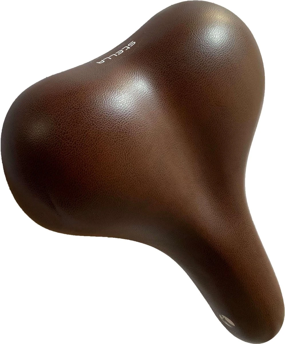 Stella Exclusief Fietszadel - Anatomisch Gevormd - Bruin - Unisex - Afbeelding 2